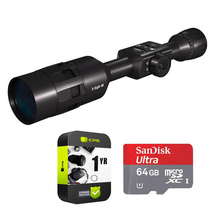 ATN X-Sight 4K Pro 5-20x Digital Day/Night Riflescope + 64GB Card + Warranty