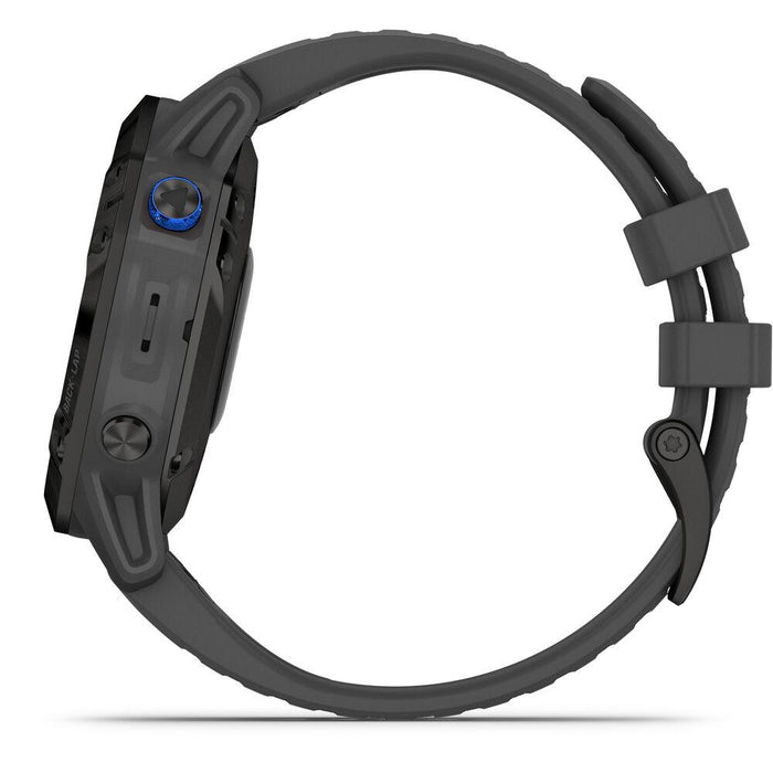 Garmin Fenix 6 Pro Solar Watch, Black with Slate Gray Band