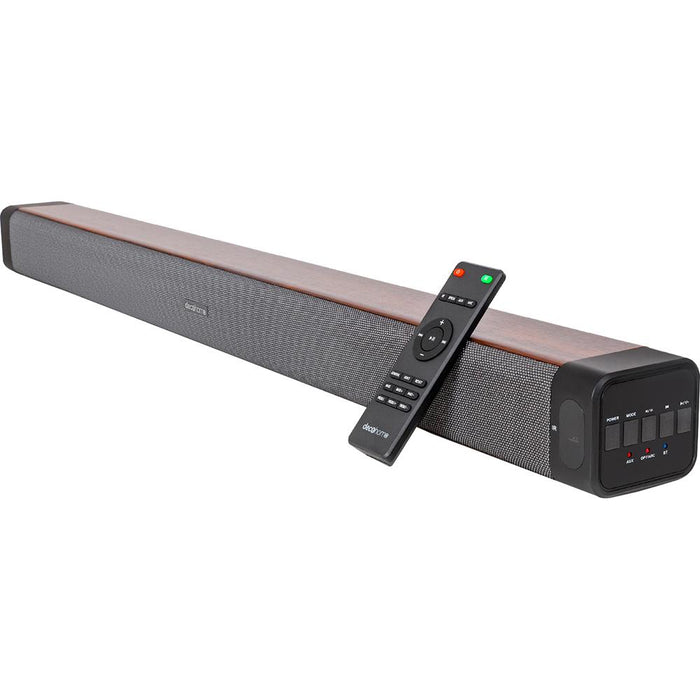Deco Home 60W 2.0 Channel Soundbar with Built-in Dual Subwoofers and Four 2.5" Drivers