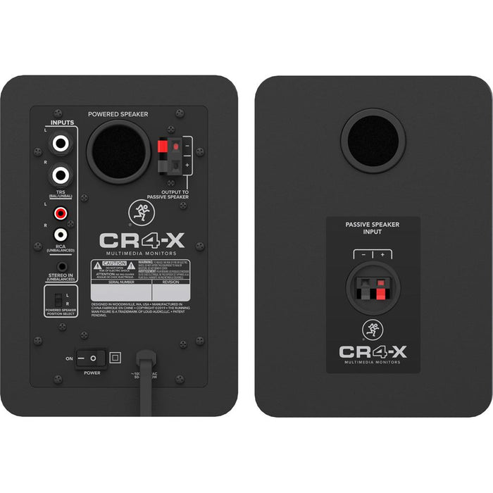Mackie CR4-X - 4" Creative Reference Multimedia Studio Monitors - Open Box