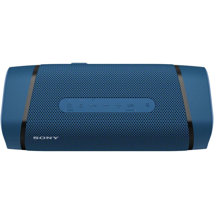 Sony SRS-XB33 Portable Waterproof Bluetooth Speaker (Blue) - Open Box