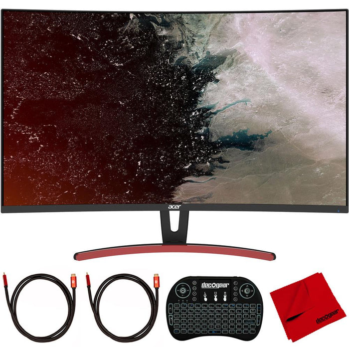 Acer Abidpx 32" QHD 144Hz Curved Monitor with Freesync + Keyboard Bundle