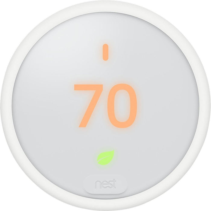 Google Nest Thermostat E T4000ES Programmable Smart Home Kit with Room Temperature Sensor