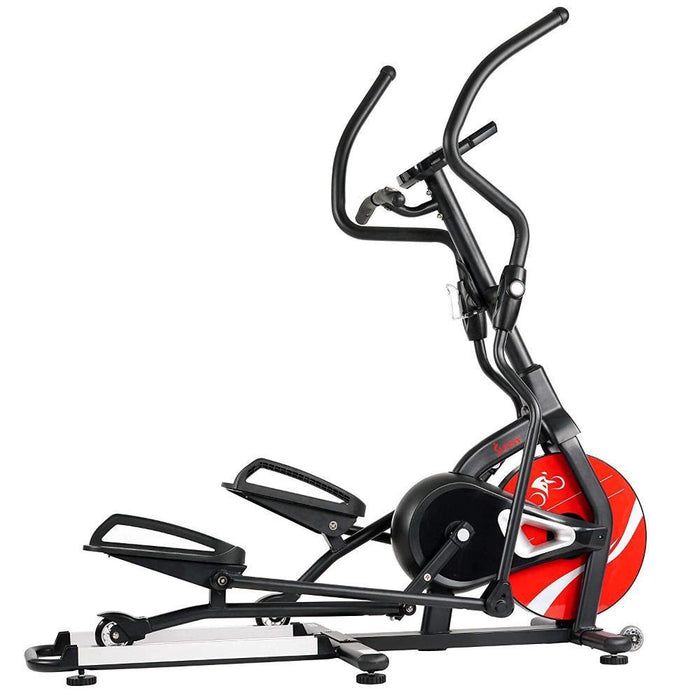 Sunny Health and Fitness Stride Zone Elliptical w/ LCD Monitor and HR Monitor +Warranty Bundle