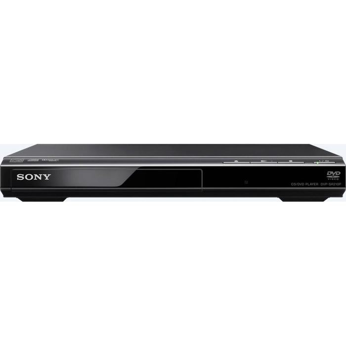 Sony DVPSR210P Progressive Scan DVD Player, Black + 1 Year Extended Warranty