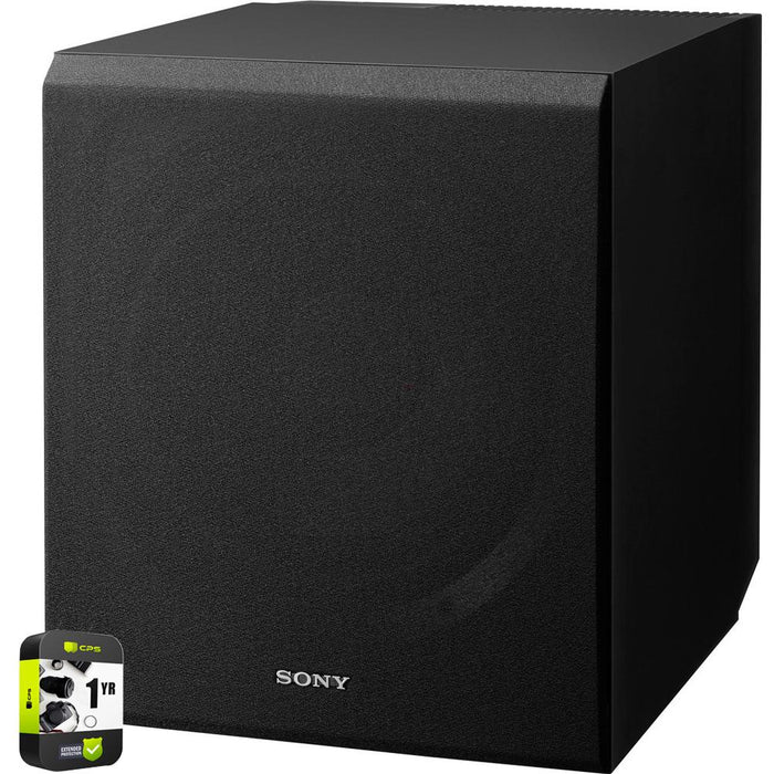 Sony 115 W 10" Home Theater Active Subwoofer + 1 Year Extended Warranty