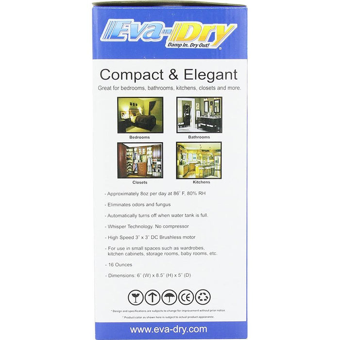 Eva-Dry Electric Petite Dehumidifier EDV-1100 - Open Box