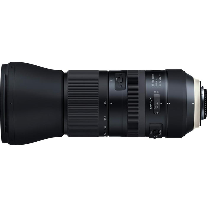 Tamron SP 150-600mm F5-6.3 Di VC USD G2 Lens for Nikon F-Mount DSLR Camera FX DX Bundle