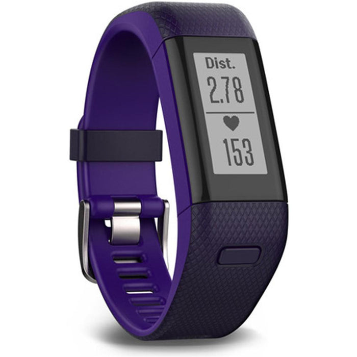Garmin Vivosmart HR+ Activity Tracker Regular Fit, Purple (Renewed) - (2-Pack)