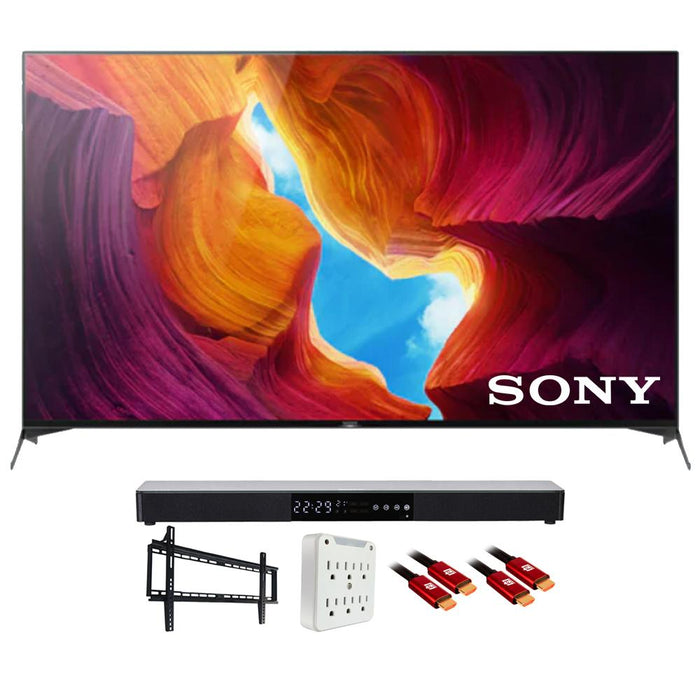 Sony XBR75X950H 75" X950H 4K Ultra HD LED TV (2020) with Deco Gear Soundbar Bundle