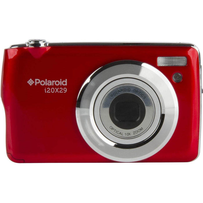 Polaroid i20X29 20MP 10x Optical Zoom Compact Digital Camera with 1080p HD Video Bundle
