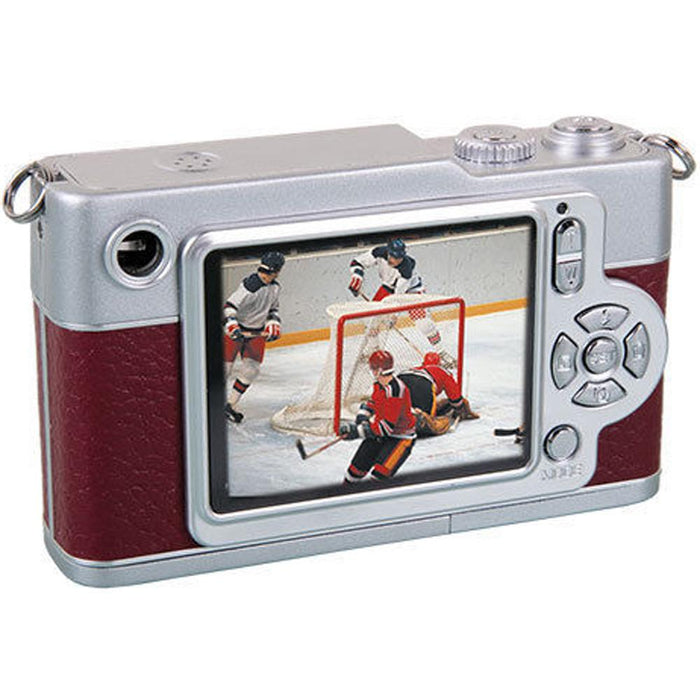 Polaroid iE827 Retro Digital Camera with 18MP 8x Optical Zoom and HD Video Bundle Red