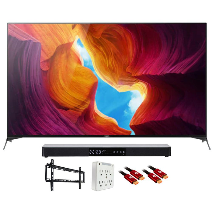 Sony XBR65X950H 65" X950H 4K Ultra HD LED TV (2020) with Deco Gear Soundbar Bundle