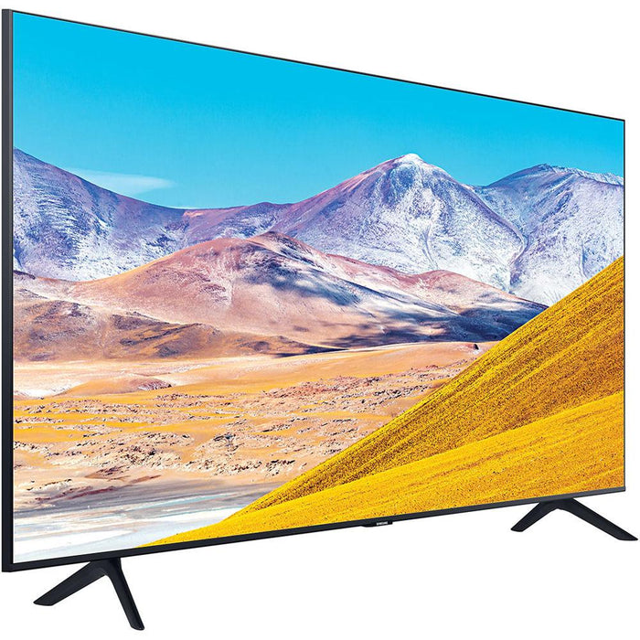 Samsung UN43TU8000 43" 4K Ultra HD Smart LED TV (2020 Model) (Renewed)  + Wall Mount Kit