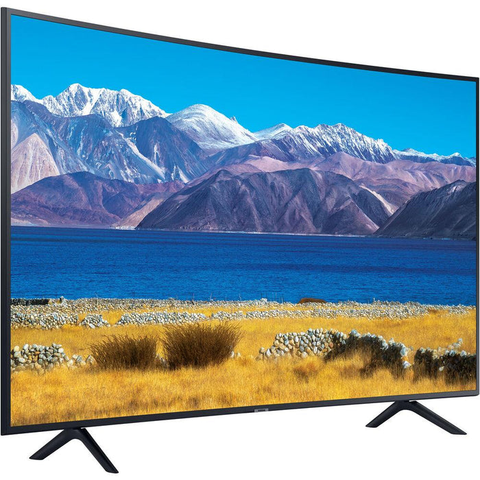 Samsung UN55TU8300 55" HDR 4K UHD Smart Curved TV (2020) +TaskRabbit Installation Bundle