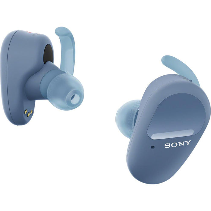 Sony WFSP800N/L Sport Truly Wireless Noise Canceling Earbud Headphones (Blue)