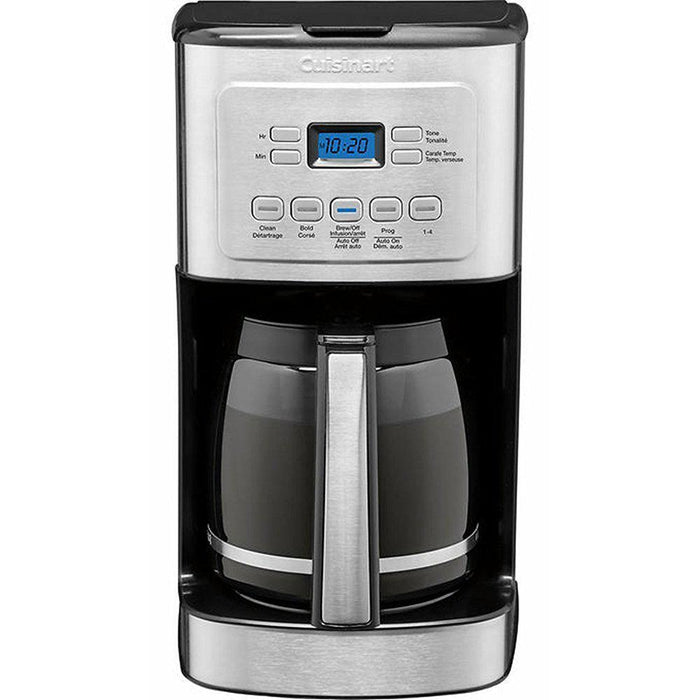 Cuisinart 14-Cup Stainless Steel Coffeemaker Machine Brew Programmable (Refurbished)
