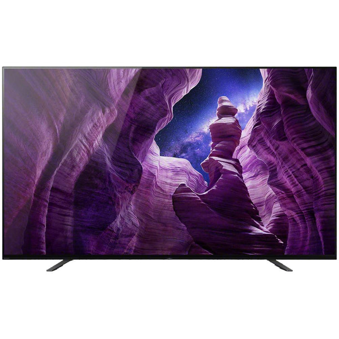 Sony XBR65A8H 65" A8H 4K OLED Smart TV (2020 Model) w/ Warranty Bundle