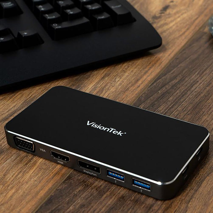 Visiontek USB C Dock with up to 100W PD