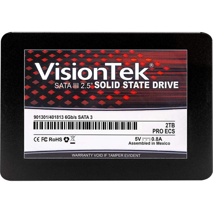 Visiontek 2TB PRO ECS SSD Internal Computer Memory and Storage - 2TB PRO ECS SSD