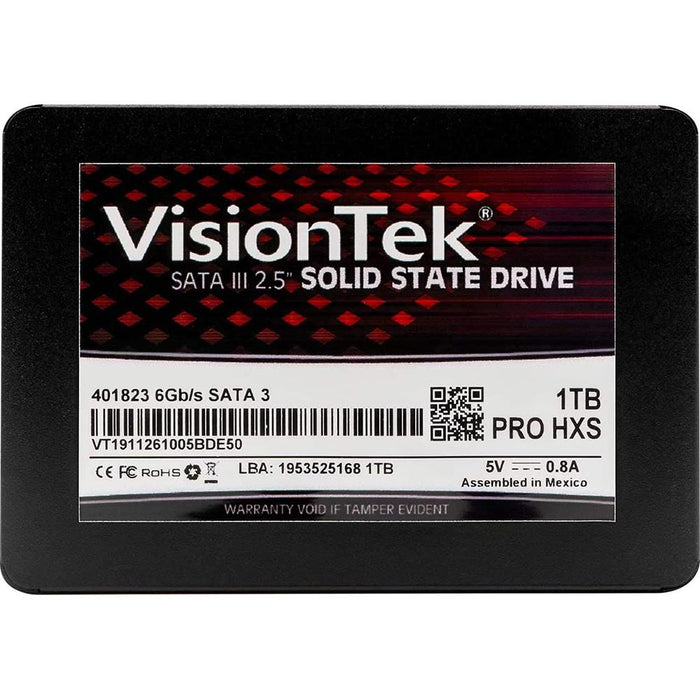 Visiontek 1TB PRO HXS 7mm 2.5" SSD Internal Computer Memory and Storage - 901311