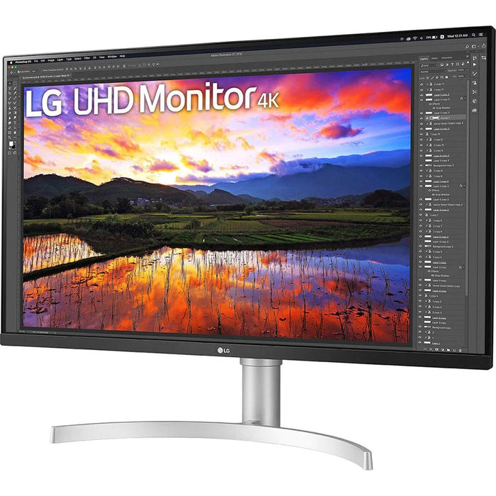 LG 32UN650-W 32" UHD 3840x2160 IPS Ultrafine Monitor with AMD FreeSync - OPEN BOX