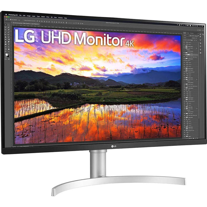 LG 32UN650-W 32" UHD 3840x2160 IPS Ultrafine Monitor with AMD FreeSync - OPEN BOX