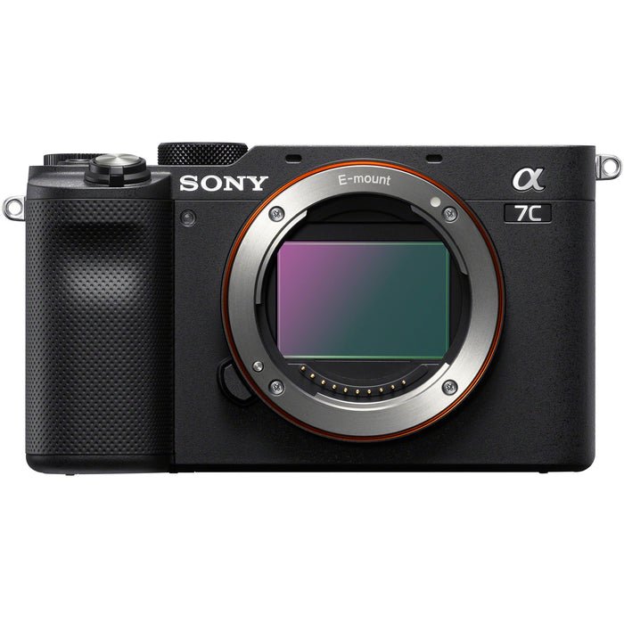 Sony a7C Mirrorless Full Frame Camera Body + 50mm F1.8 Lens SEL50F18F Kit Bundle
