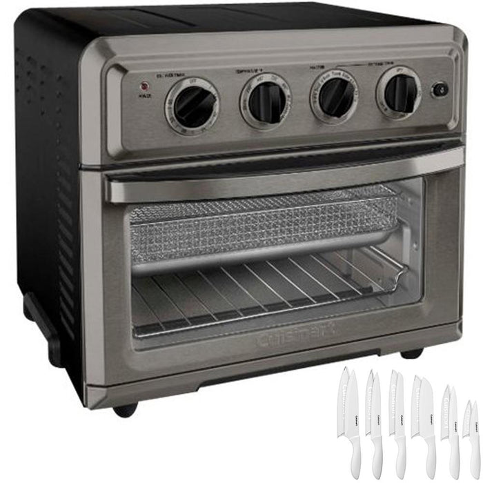Cuisinart Convection Toaster Oven Air Fryer w/ Light Black Stainless + Knife Set