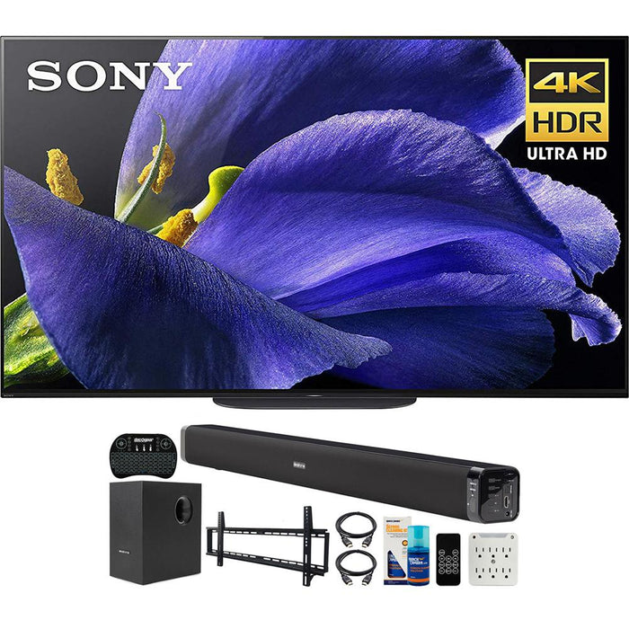 Sony 65" MASTER BRAVIA OLED 4K HDR Ultra Smart TV 2019 Model + Soundbar Bundle