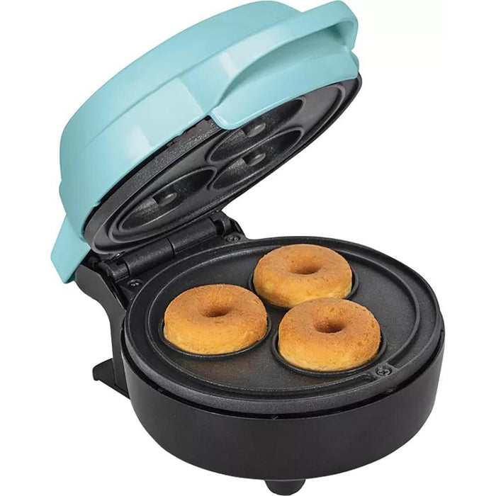 Bella Mini Portable Round Electric Mini Donut Baker Nonstick in Teal - 11304882T