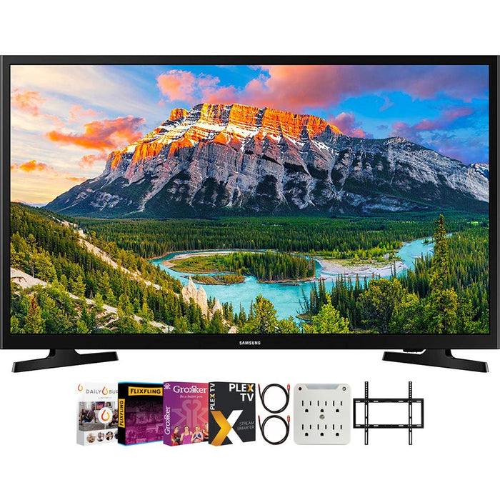 Samsung 32" 1080p Smart LED TV (2018), Black +Movies Streaming Pack