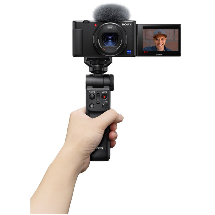 Sony ZV-1 Compact Digital 4K HDR Video Camera DCZV1/B + Vlogger Accessory Kit Bundle