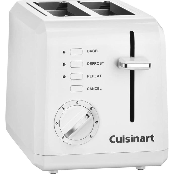 Cuisinart CPT-122 Compact 2-Slice Toaster White - Renewed