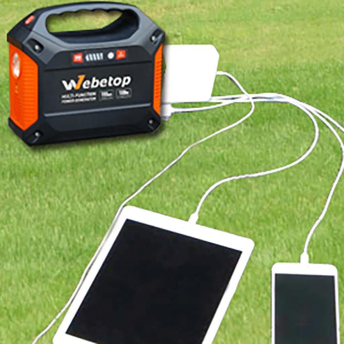 Webetop Portable Generator 42000mAh Power Inverter Battery 2 Pack + Warranty