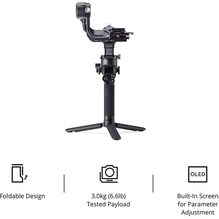 DJI RSC 2 Gimbal 3-Axis Stabilizer for DSLR and Mirrorless Cameras CP.RN.00000121.04