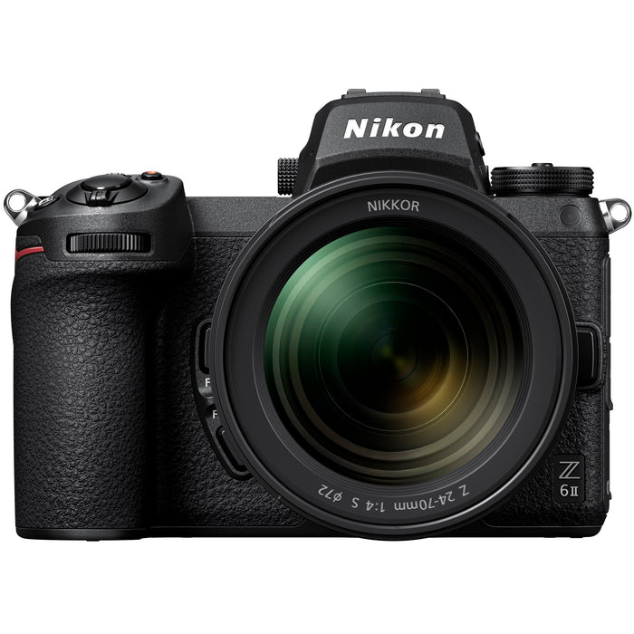Nikon Z6II Mirrorless Camera FX Full Frame Kit Body + 24-70mm Lens FTZ Adapter Bundle