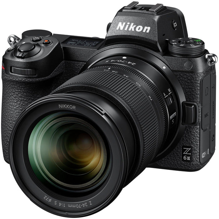 Nikon Z6II Mirrorless Camera FX Full Frame Kit Body + 24-70mm Lens FTZ Adapter Bundle