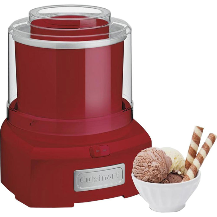 Cuisinart ICE-21R - Frozen Yogurt-Ice Cream & Sorbet Maker, Red