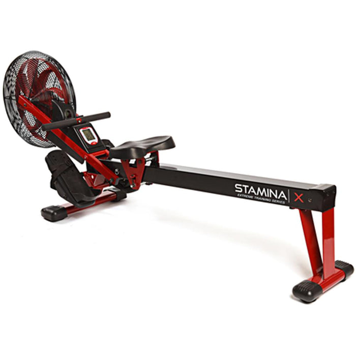 Stamina 35-1412 X Air Rower, Red +Warranty Bundle