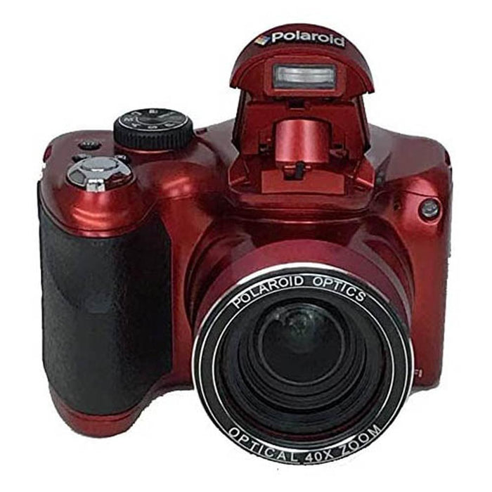 Polaroid iE4038 Digital Camera Kit w/ 40x Optical Zoom 18MP HD Video 3" LCD Bundle