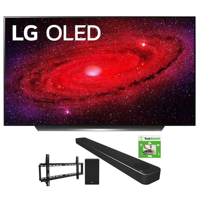 LG 65" CX 4K Smart OLED TV w/ AI ThinQ (2020) + LG SN8YG Sound Bar Bundle