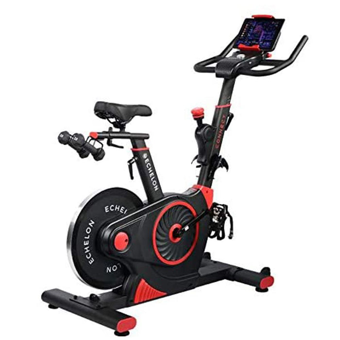 Echelon ECH01-EX3-RED Smart Connect Fitness Bike EX-3 (Red) + Accessories Bundle