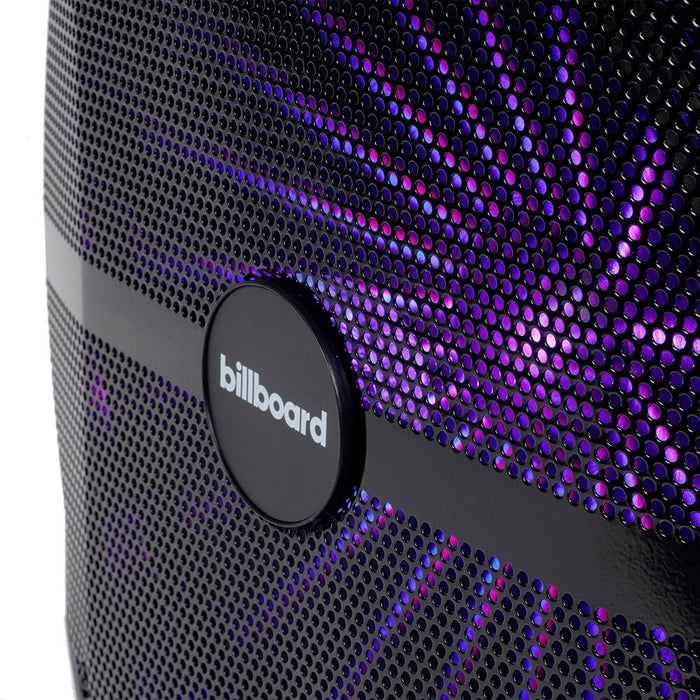 Billboard 12" Rechargeable Bluetooth Speaker for Parties w/ AUX USB App Control RGB Lights