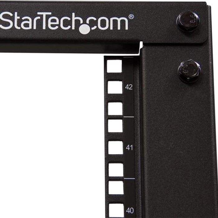 Startech 42U Adjustable Depth Open Frame 4 Post Rack Cabinet in Black - 4POSTRACK42