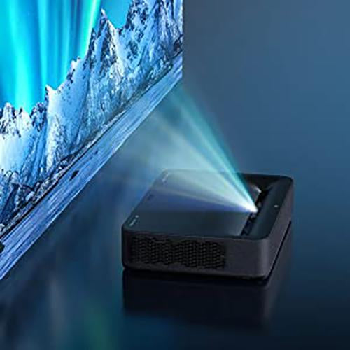 VAVA 4K Projector with Wi-Fi UHD Ultra-Short Throw Laser Smart TV 2500 Lumens (Black)