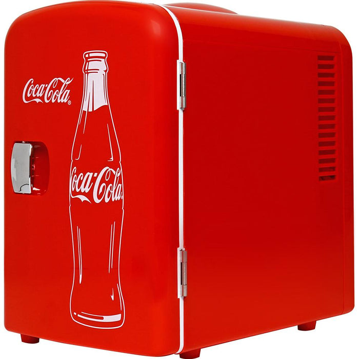Classic Coca Cola 6 Can Personal Mini Cooler and Fridge