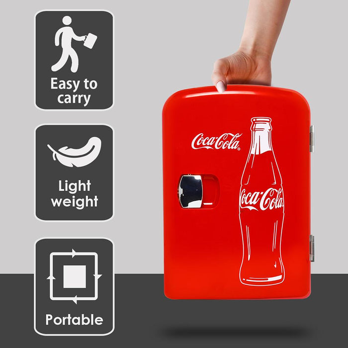 Koolatron Classic Coca-Cola 4 Liter/6 Can Portable Cooler