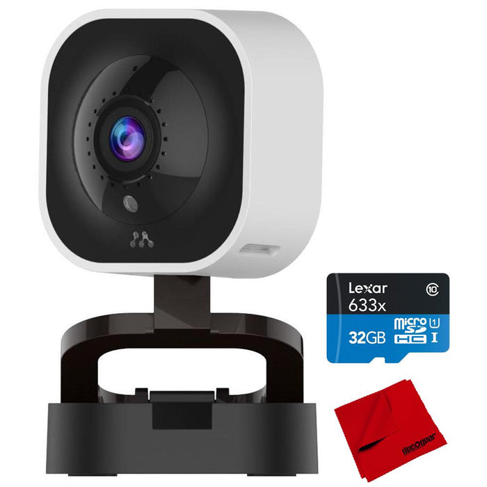 Momentum Codi 2K HD Indoor Wi-Fi Smart Home Security Camera + 32GB Card & Cloth