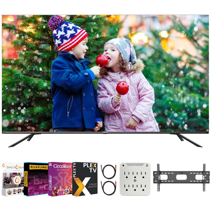 Hisense 50" H8G Quantum Series 4K ULED Android Smart TV (2020) + Movies Streaming Pack